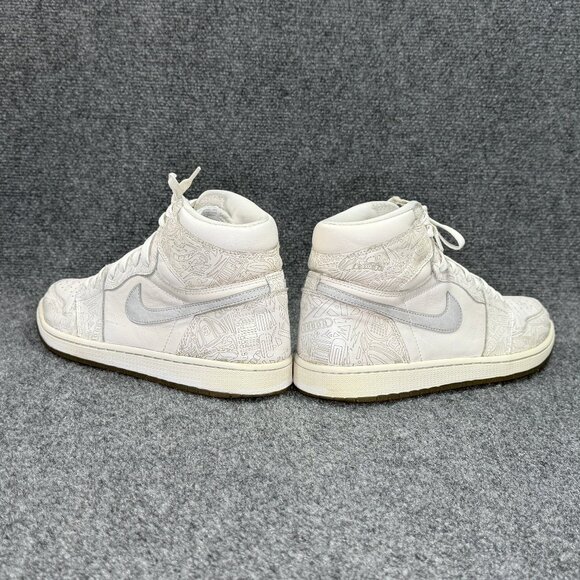 Jordan 1‎ Retro High Shoes Men\'s Size 11.5 30th Anniversary Laser White Grey main image 9